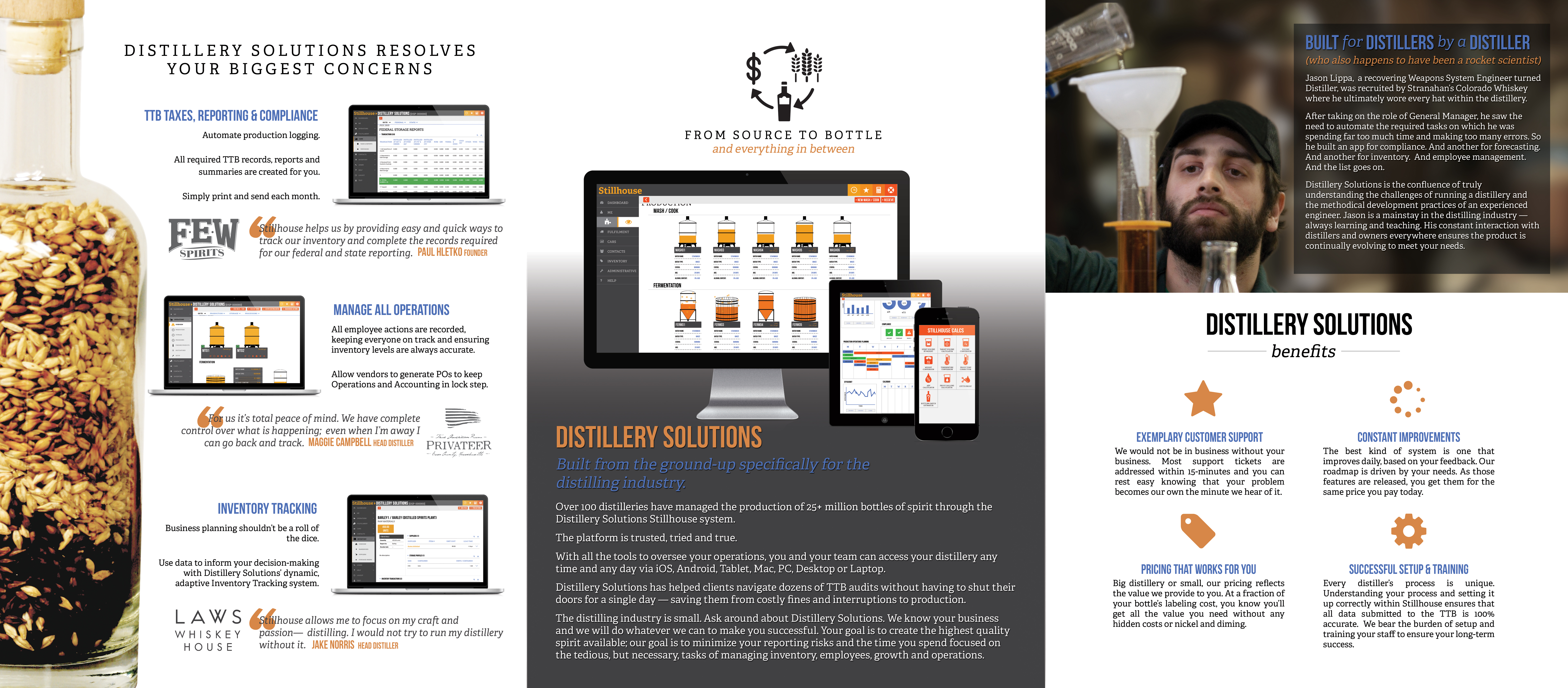 distillery solutions marketing brochure inside