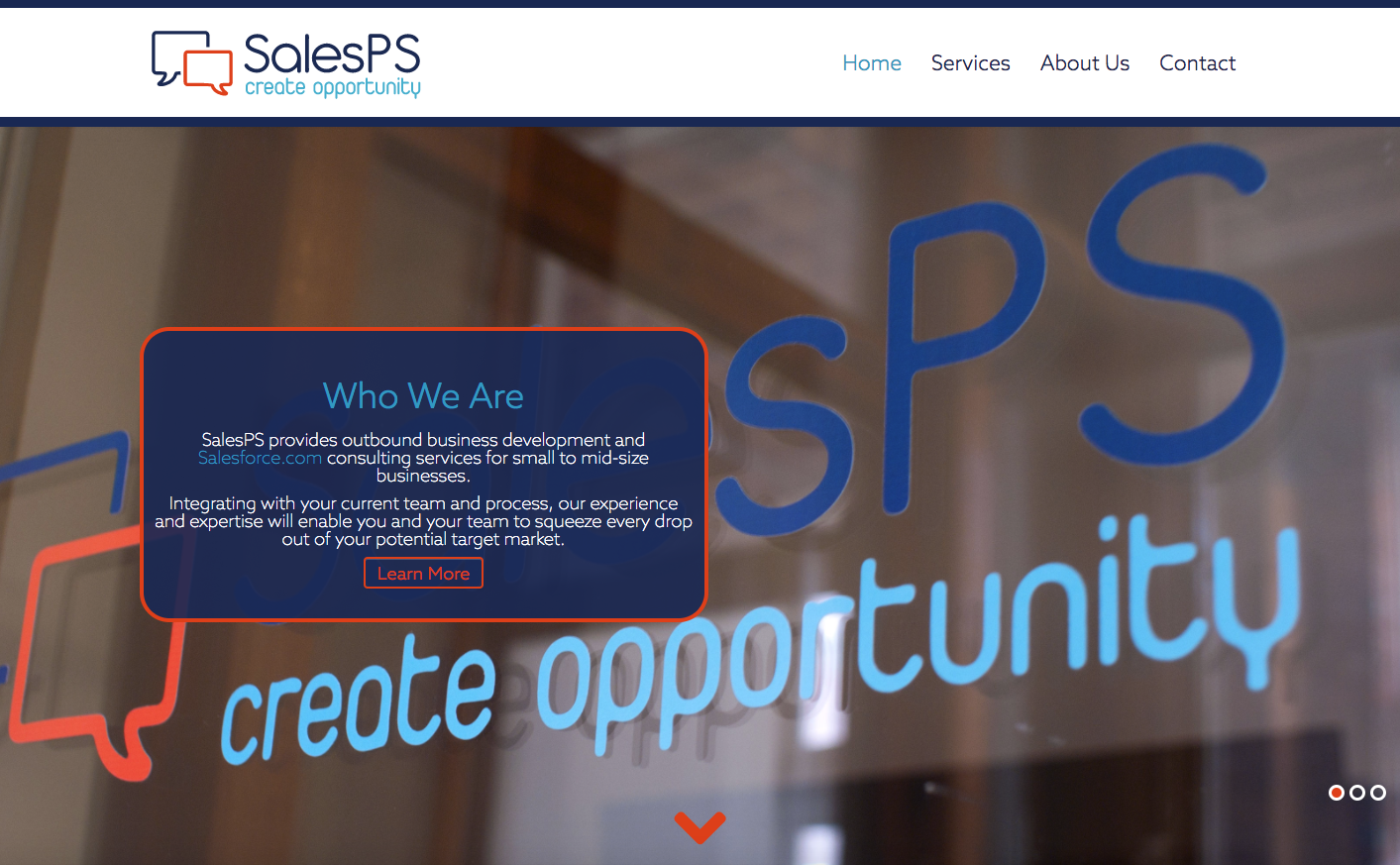 SalesPS website and rebranding